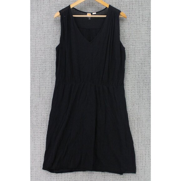 Boss Orange By Hugo Boss Dress Womens Large L Black Solid Sleeveless Designer - Picture 1 of 8